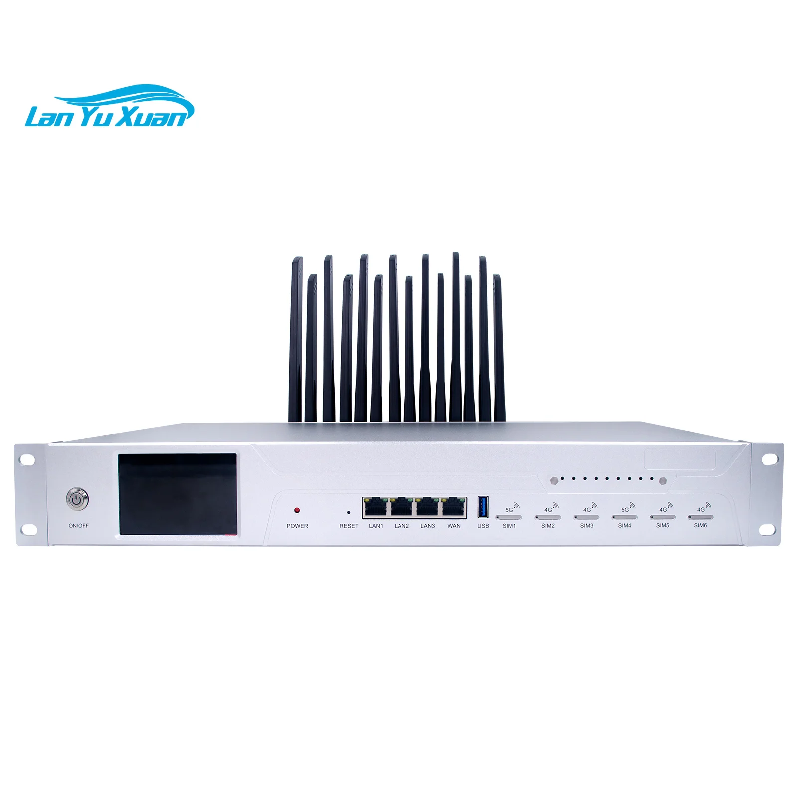 5G Multiple Sim Bonding Router Rack Mount Router RTMP Push Streaming Mobile Router Mine C6 Offer Internet for Different Devices