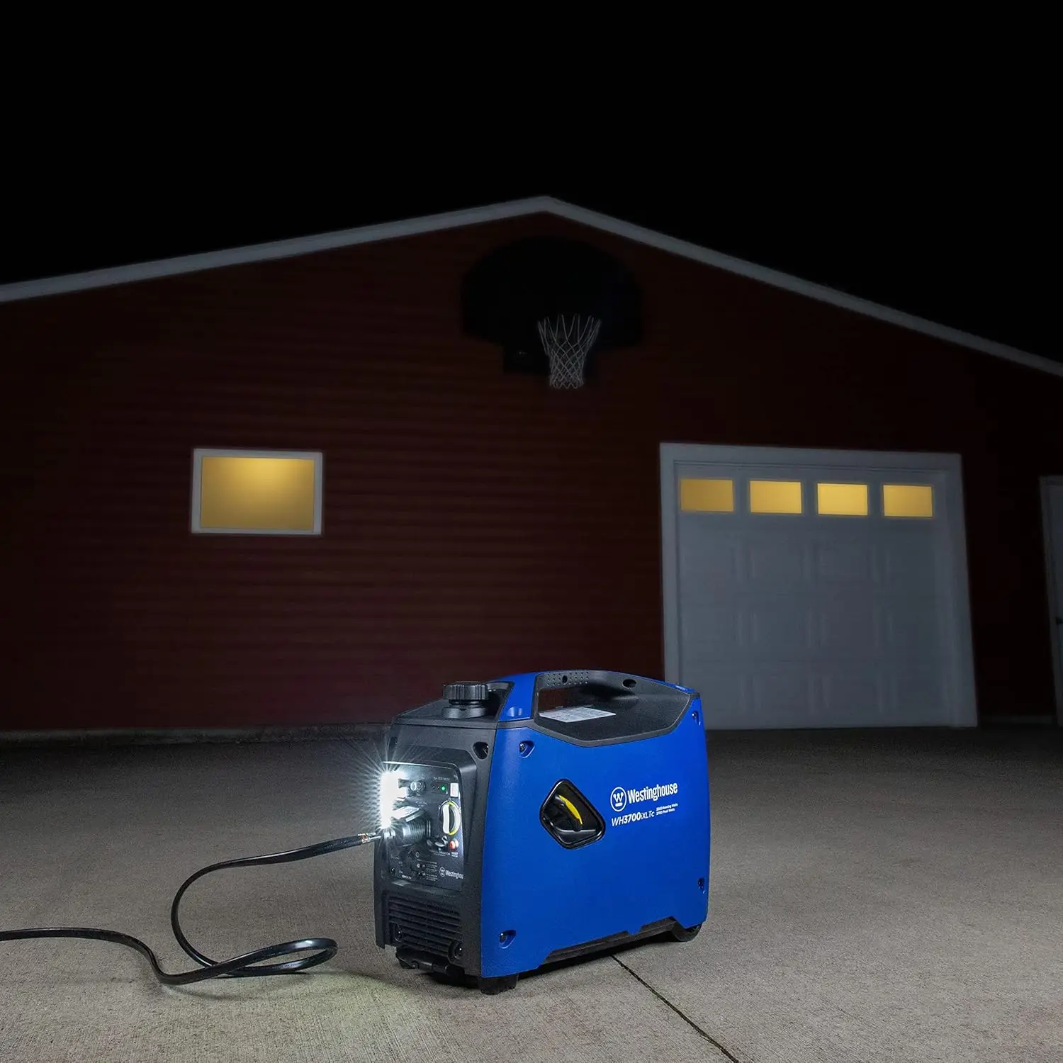 Outdoor Power Equipment 3700 Peak Watt Super Quiet Portable Inverter Generator, Wheel & Handle Kit, RV Ready 30A Outlet