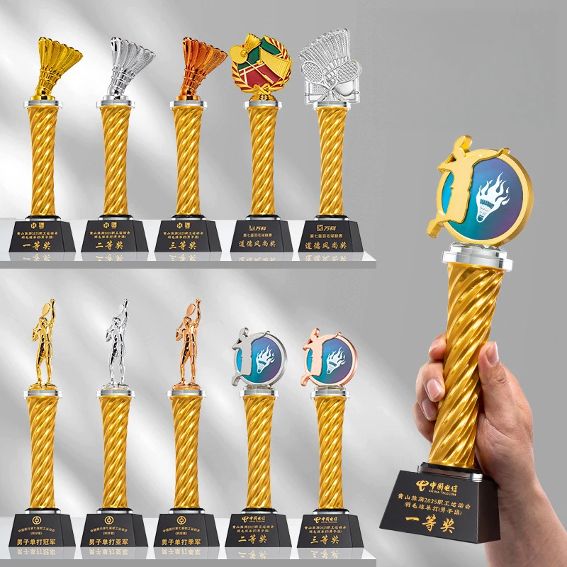 Piala kristal seri olahraga bo - Table Tennis Championships ulasan dan harga