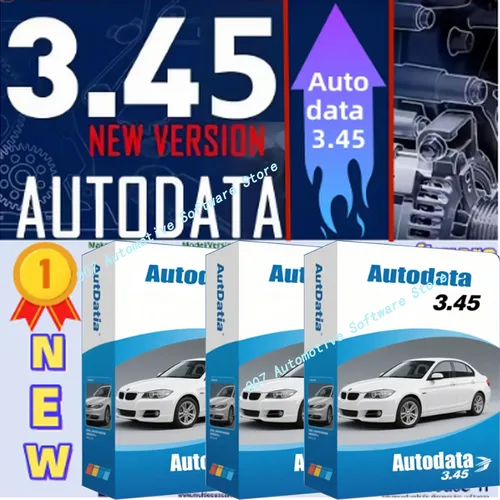 Imagen 1 del producto Versión 2025 del software de reparación automotriz Autodata 3.45, diagramas de cableado, datos + guía de instalación en video + ayuda de instalación, Autodata 3.45