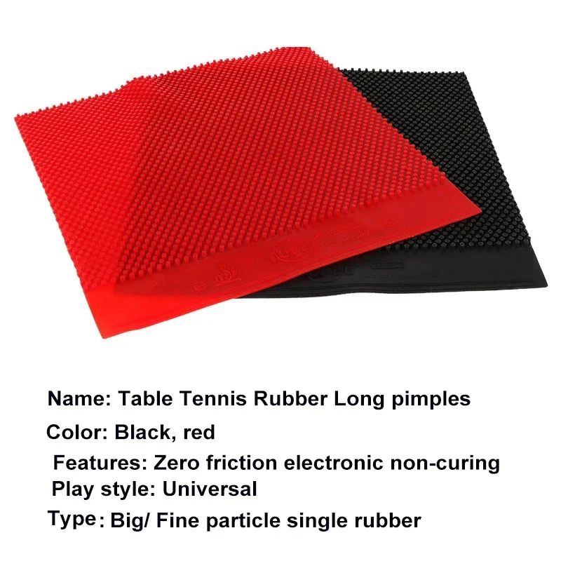 Original KOKUTAKU Long-Pimples OX Table Tennis Rubber Large Particles ITTF Standards Ping Pong Paddle Rubber without Sponge