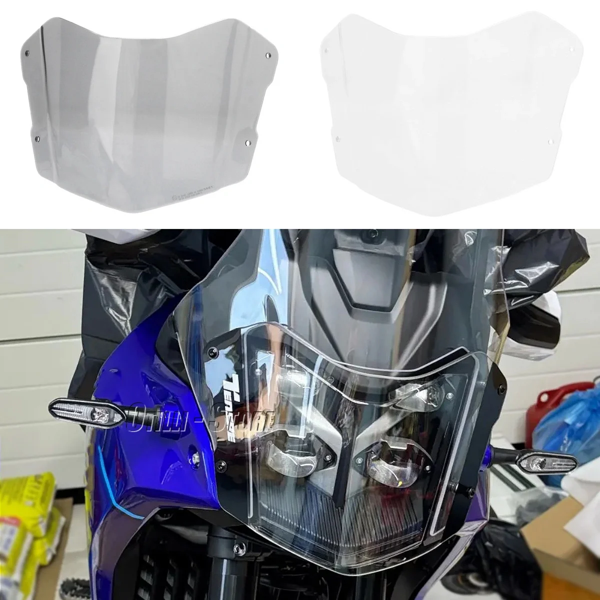 tenere-700-2025-ヘッドライトガードヤマハ-tenere-700-tenere700-ラリーアクセサリーオートバイアクリルフロントライトプロテクターカバー