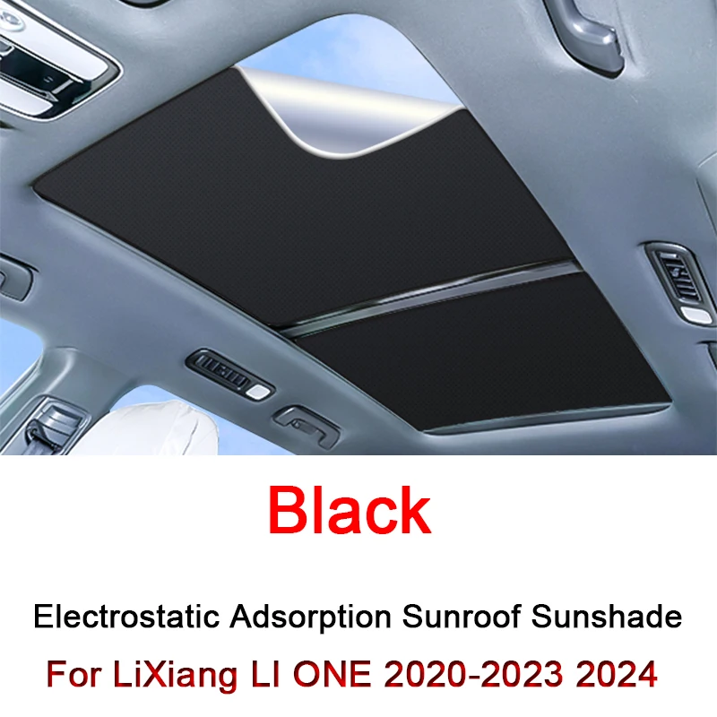 

Car Electrostatic Adsorption Sunroof Sunshade For LiXiang LI ONE 2020-2023 2024 Heat Insulation Skylight Sticker Auto Accessory