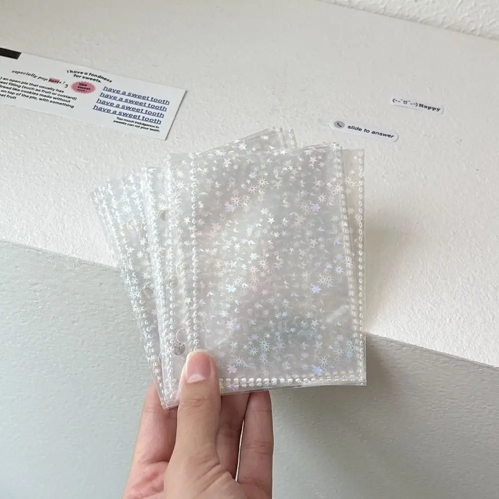 زر مزدوج 3 بوصة ألبوم صور غطاء صغير 3 حفرة صورة صغيرة غطاء INS نمط سستة فضفاضة ورقة غطاء ألبوم السفر #5