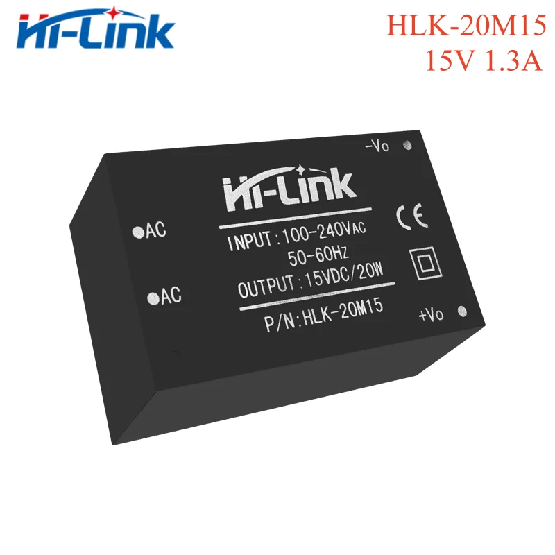 20W HLK-20M05 20M09 20M12 20M15 20M24 AC DC 220V 5V/9V/12V/15V/24V 절연 스위칭 스텝 다운 전원 공급 장치 모듈 스위치 PCB