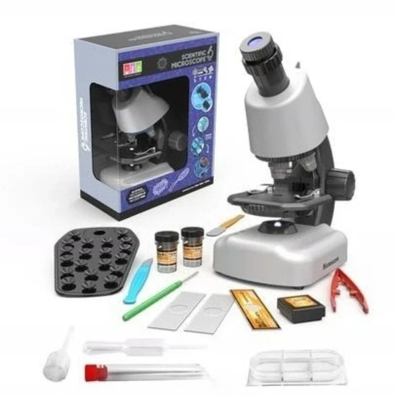 กล้องจุลทรรศน์แบบคอมพาวด์ดิจิตอลสำหรับห้องปฏิบัติการ ขยายภาพ 30000 เท่า พร้อมเลนส์ใกล้ชิดแบบ Wide-Field ขยาย 10 เท่า และ 50 เท่า