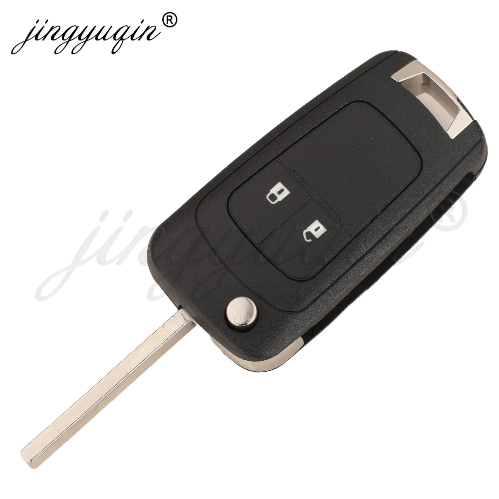 jingyuqin Flip Remote Car Key 433MHz 4D Chip For Chevrolet Sail 2019 2020 2021 Buick Regal Opel Key Control Fob Aftermarket