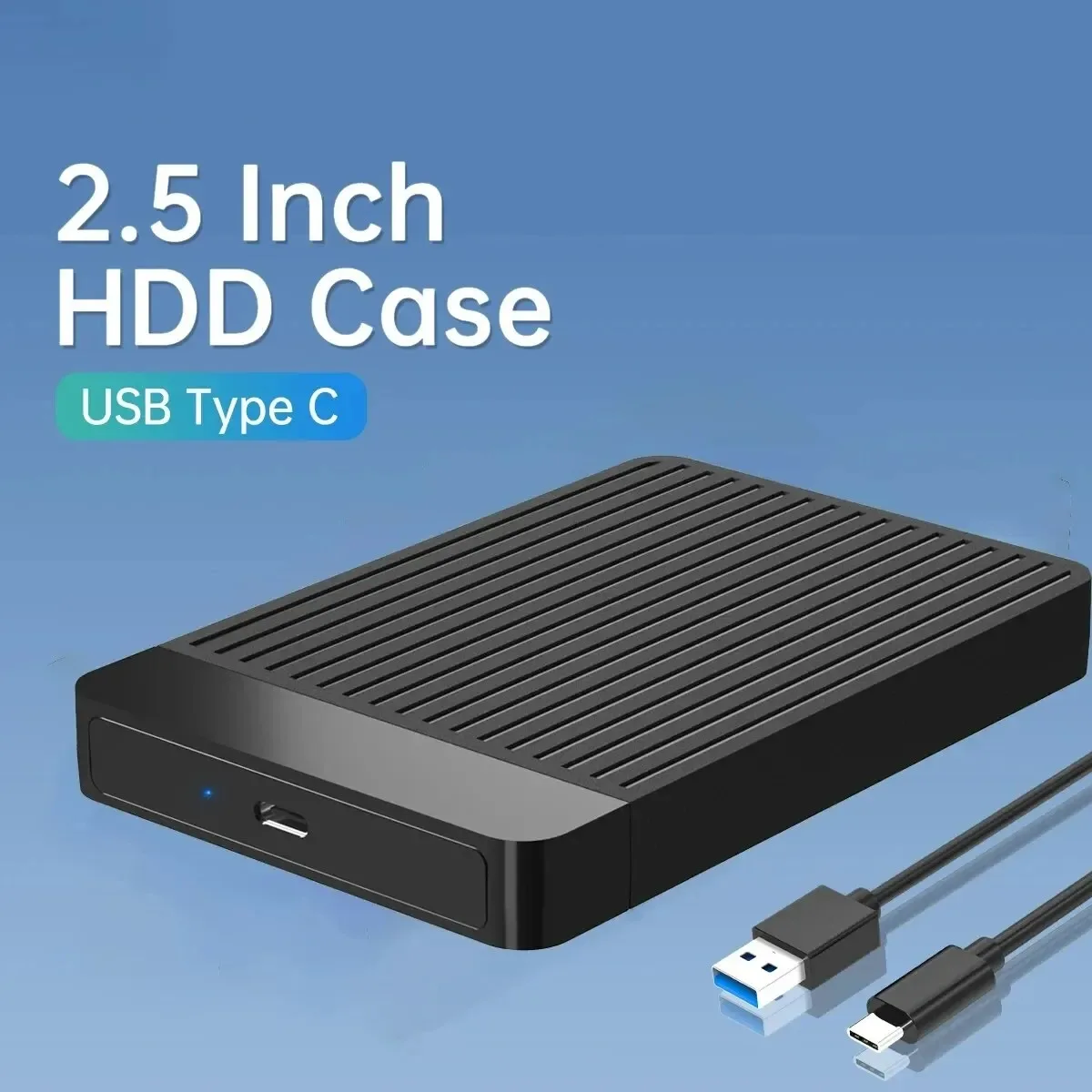 2.5 "HDD/SSD حافظة SATA إلى USB 3.0 محول USB C 3.1 6Gbps HD صندوق حاوية القرص الصلب الخارجي لقرص الكمبيوتر HDD الضميمة