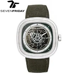 SEVENFRIDAY watch T2/01 men's fully automatic mechanical watch T series waterproof fashion men's watch luxury brand mature men