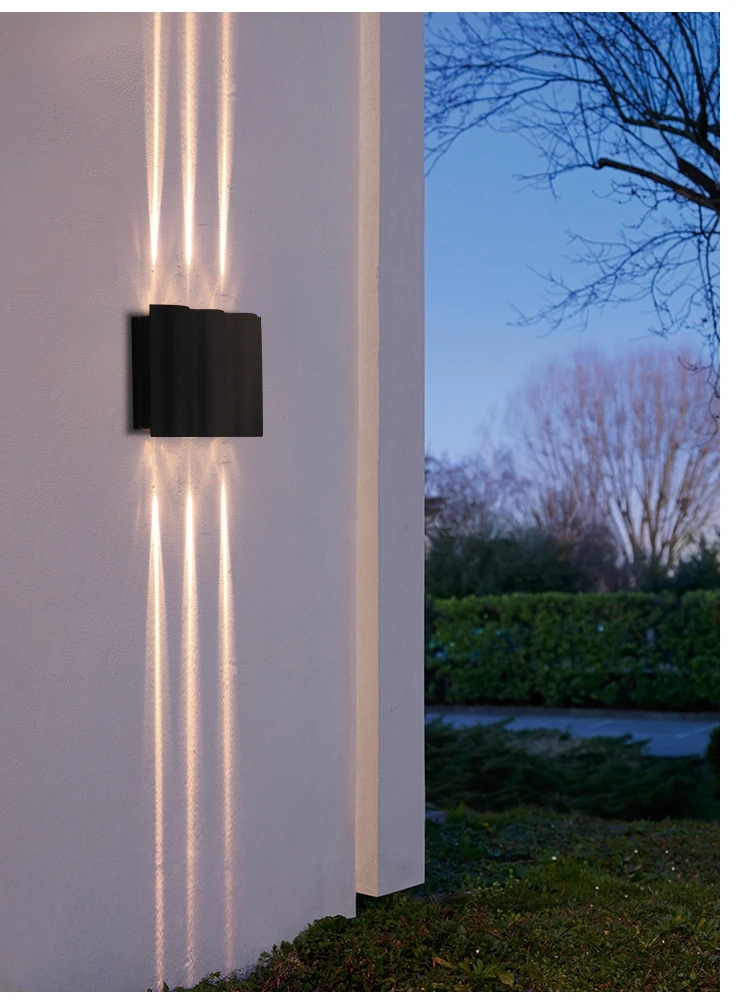 Outdoor waterproof wall lamp, courtyard lamp at the gate, led lamp at the corridor, exterior wall lamp at the gatepost terrace.