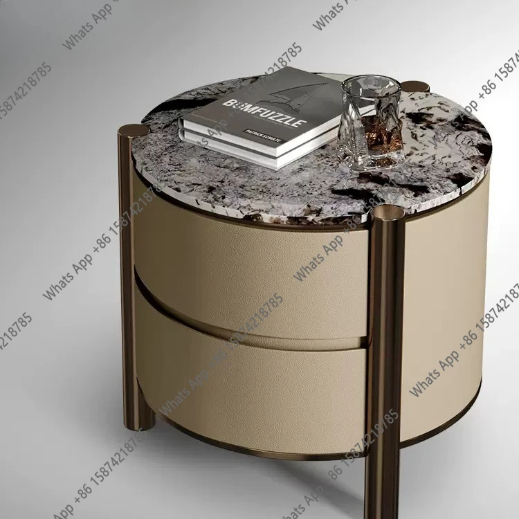 

Tianshan Twilight Snow Luxury Stone Bedside Tables Home Natural Luxury Stone Italian Light Luxury Marble Countertop