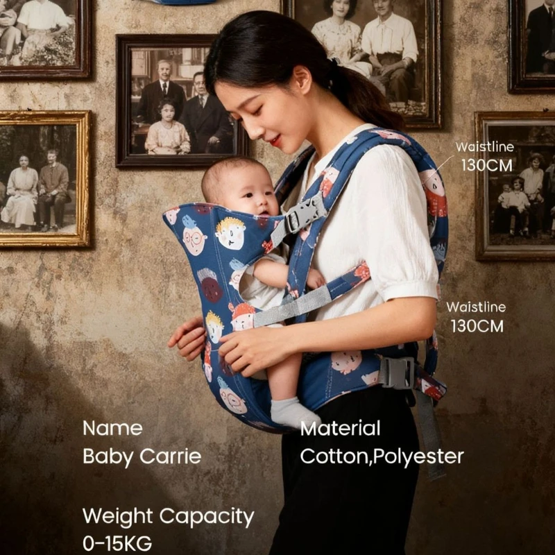 

Baby Strap Waist Stool Horizontal Hug Back Multi-functional and Light Go Out Baby Waist Stool Can Be Used in All Seasons