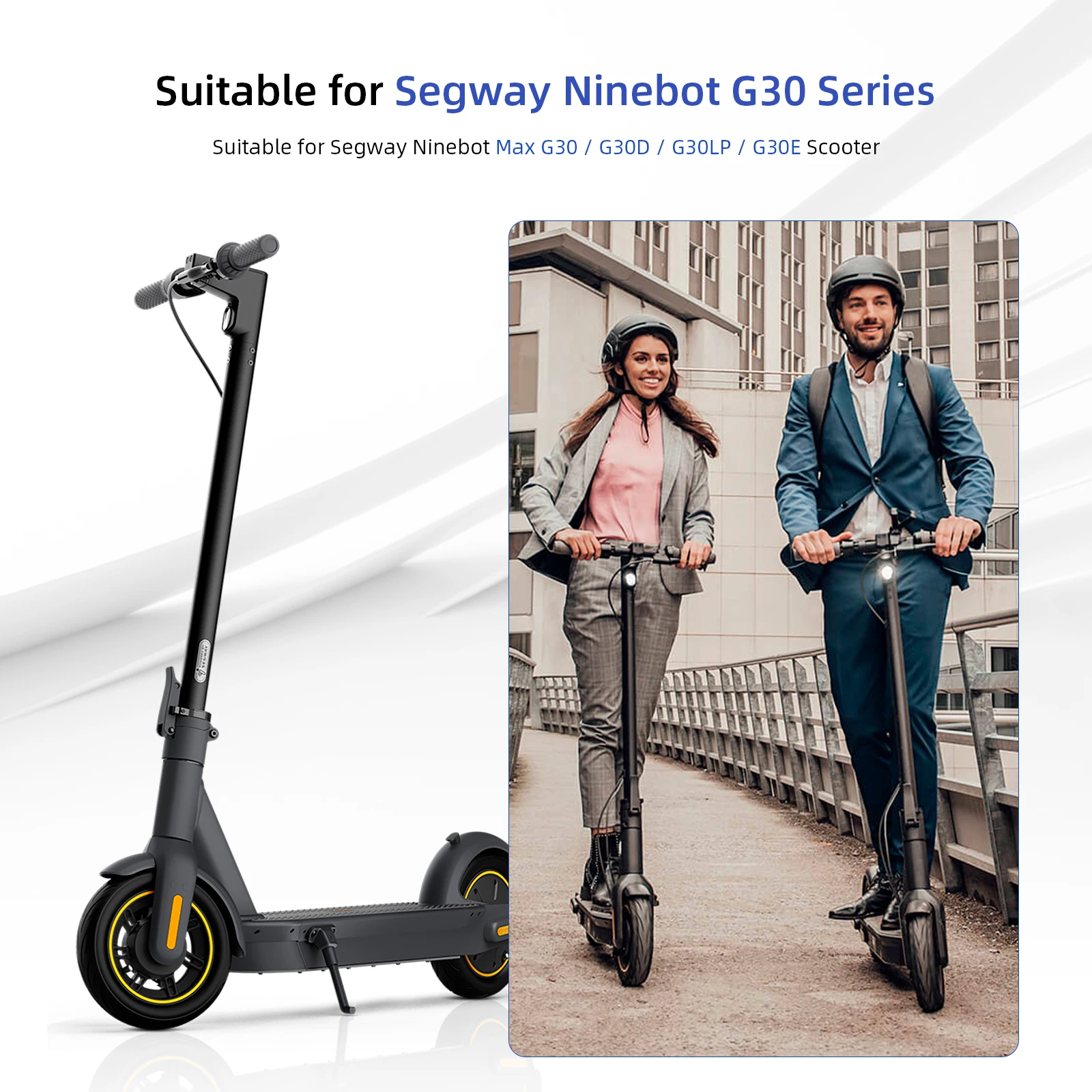 Ulip-Chambre à air pour scooter électrique Ninebot Max G30 G30D G30E G30LP, 10 pouces, 60/70-6.5, pièces épaisses et durables, 10x2.5