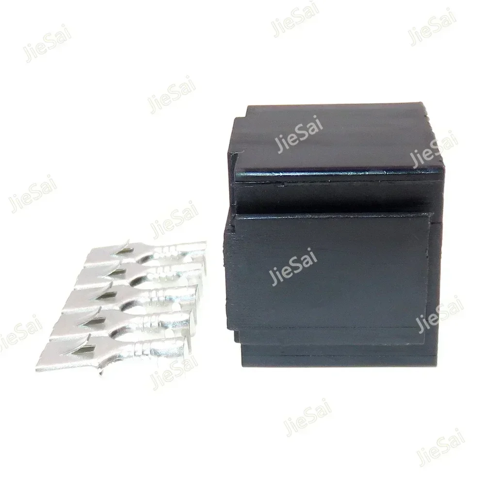 5 Pin 6.3 Series High Current Car Plug Auto Relay Wiring Harness Connector Unsealed Plastic Housing Socket