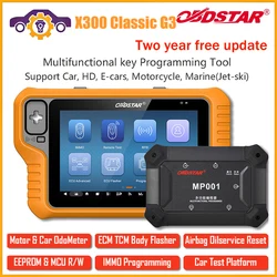 OBDSTAR X300 Classic G3 Key Programmer for Car/ HD/ E-Car/ Motorcycles/ Jet Ski with Key Sim and Motorcycle Kits 2 Years Update