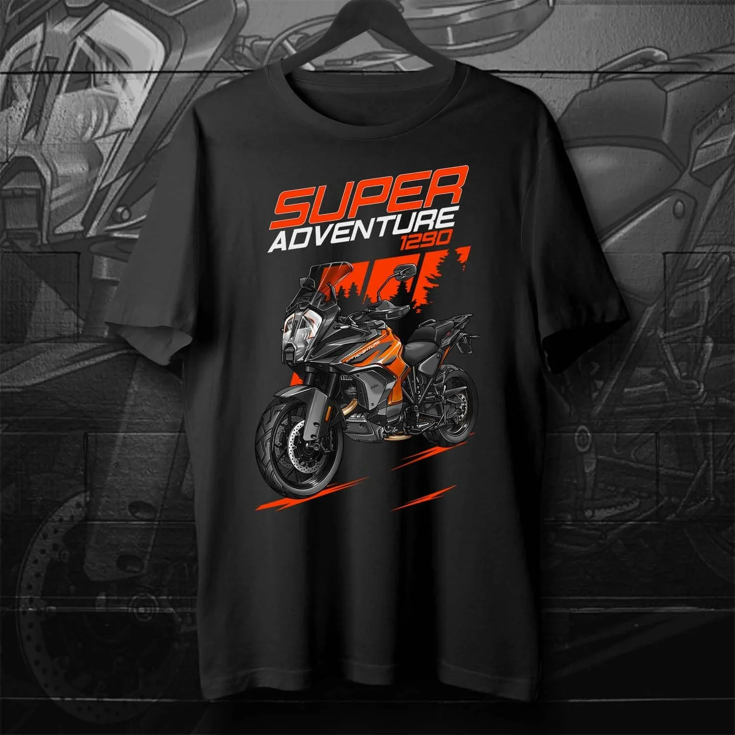 2021-2023 Models Austrian 1290 Super Adventure Motorcycle T-Shirt 100% Cotton O-Neck Short Sleeve Casual Mens T-shirt Streetwear