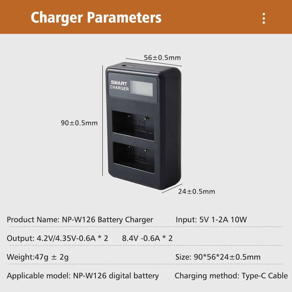 1600mAh NP-W126 NP W126 NP-W126S W126S Battery + LED Dual Charger for Fuji X-Pro1 XPro1 X-T1 XT1,HS30EXR HS33EXR X PRO1