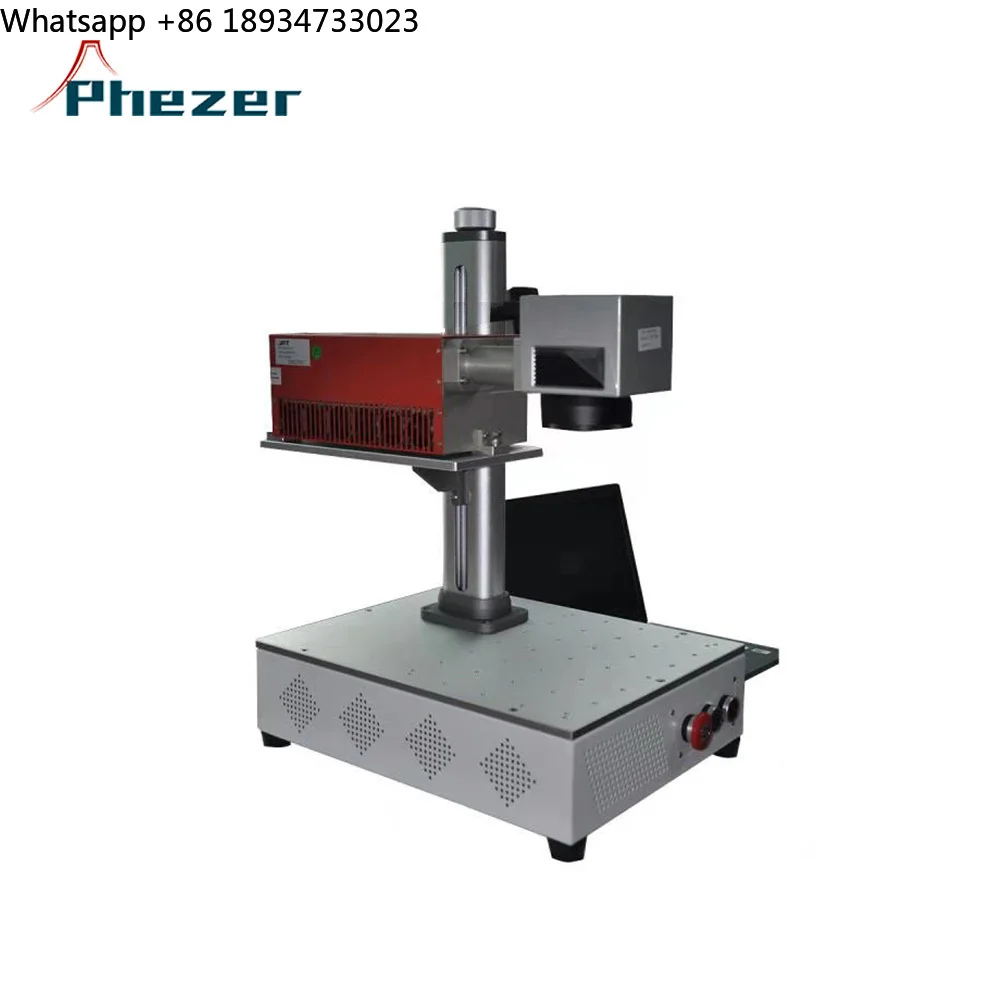 Ezcad Control System Engraving Supports Various Graphic Formats-Air Cooling 20W Fiber Laser Marking Machine