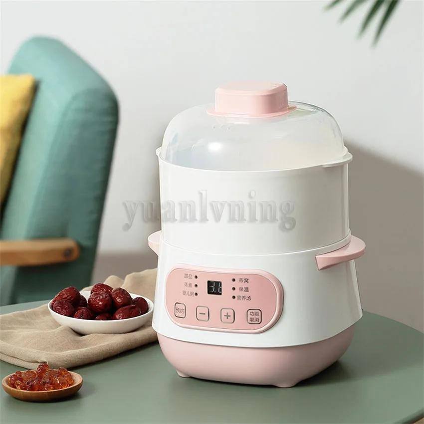 Automatic Electric Porridge Pot For Newborn Baby Kid Nutritious Cooking Electricity Ceramic Material Slow Stewing Cooker Pot