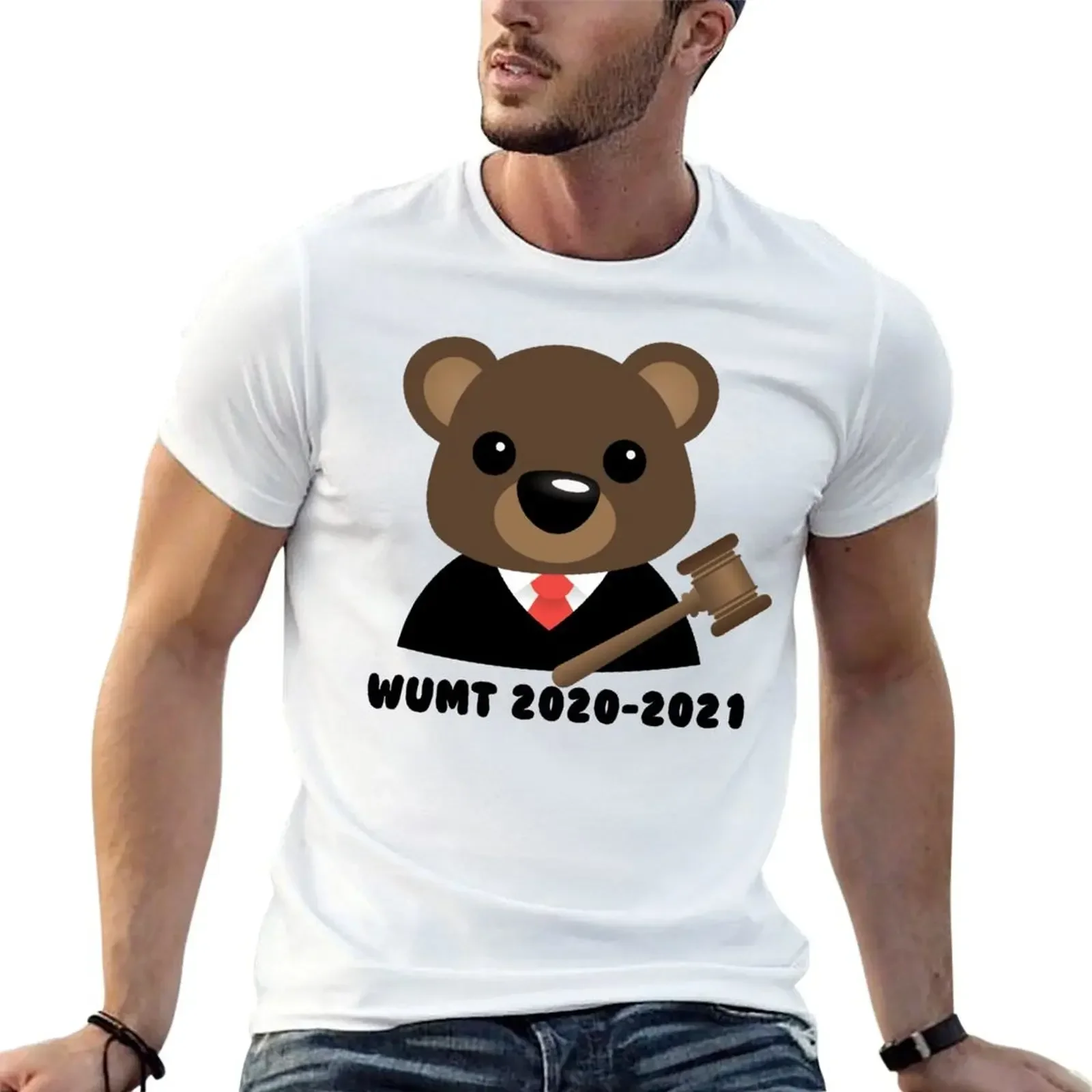 WUMT 20-21 Judge Bear T-Shirt vintage new edition mens t shirts