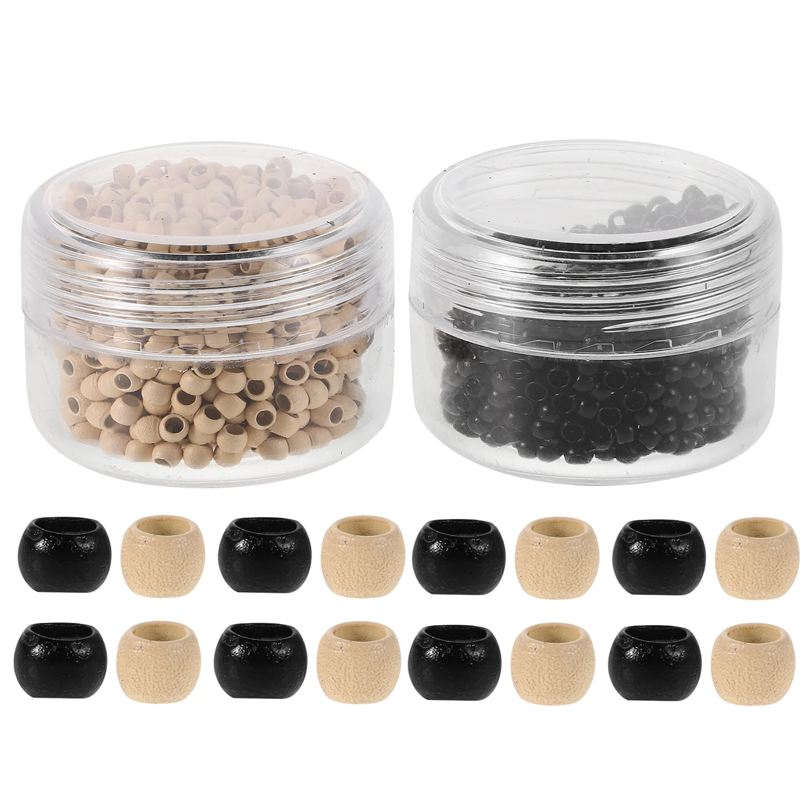 

2 Box Nano-ring Hair Extension Clips Copper Braid Rings Lightweight Comfort Silicone Lined Nano Rings Ring Design
