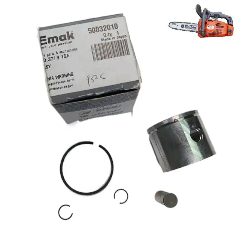 932C GENUINE PISTON KIT 37mm FOR OLEO-MAC 931 932 EFCO 131 132S EMAK 50032010 30.1CC CHAINSAWS RINGS PIN CLIPS ASSEMBLY ASSY