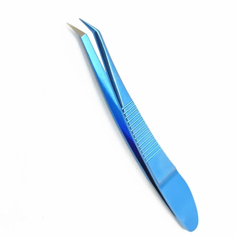 Eyelashes Tweezers Ophthalmic Tweezers Clamp Eyelid Forceps Titanium ForcepsTool Clip Eye Surgery Instruments