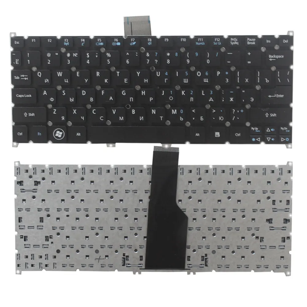 

NEW Russian RU Laptop Keyboard For Acer Aspire V5-123 V5-131 V5-121 V5-171 One 725 756 AO725 AO756 Chromebook C7 C710 C710-2847