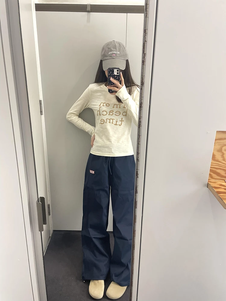 k Cherry Color Women's Long Sve T-irt oulder Colion colorSlimming Basis Inner Wear irt Upper Clothing