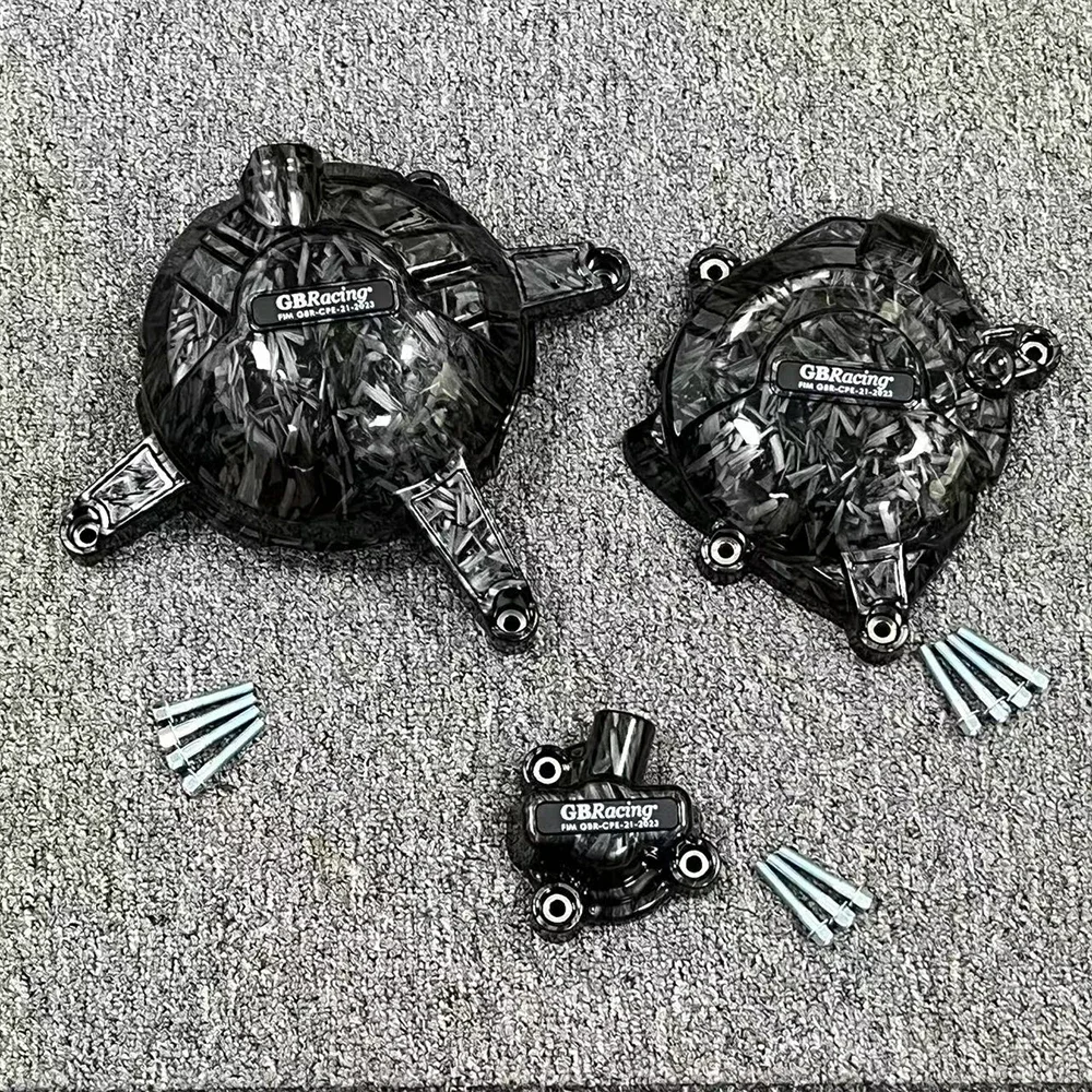 

YZF-R125 2014 Moto Engine Protection For YAMAHA MT-03 & YZF-R3 2016-2022 Engine Cover Motorcycle Protective Set Forged Texture