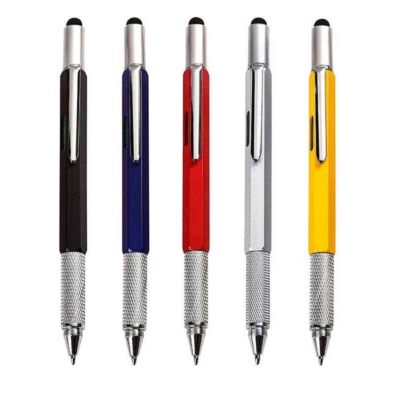 

Multifunctional Pen Ballpoint Pen Screwdriver Level Construction Capacitive