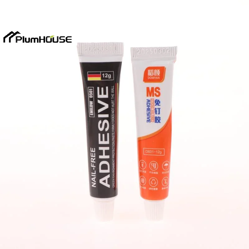 1/5 قطعة لاصق قوي للغاية وسريع التجفيف الغراء مسمار الحرة هيكل لزجة الغراء فائقة القوة العالمي تسرب الغراء للجدار