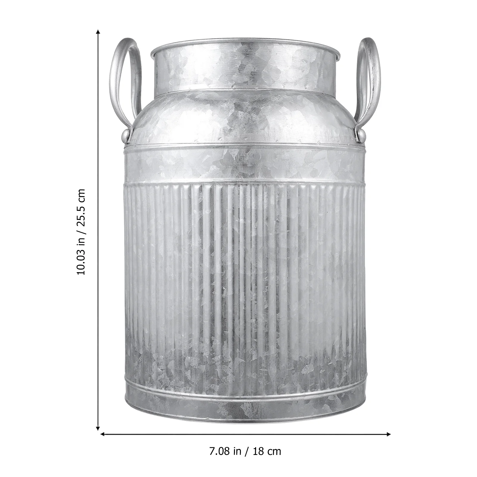 

Chic Vintage Flower Bucket Iron Art Plant Holder Decorative Flower Vase Ideal for Home Garden Vintage Vase Garden Decor