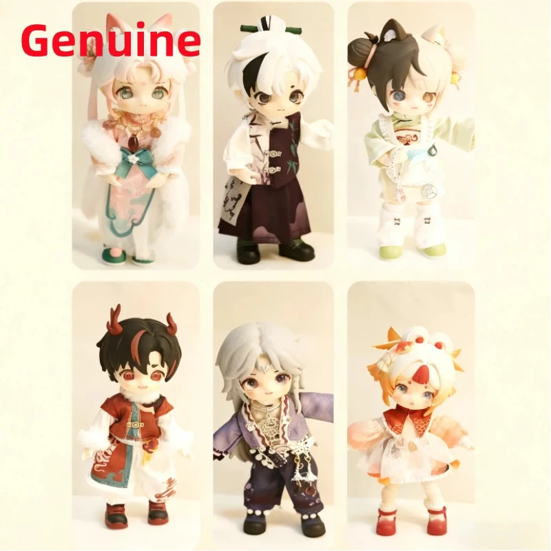 

Горячая подлинная обменная Nagi 4 The Untrammeled Traveler Series Blind Box Ob11 1/12 Bjd Joint Doll, милая аниме-фигурка, игрушка в подарок