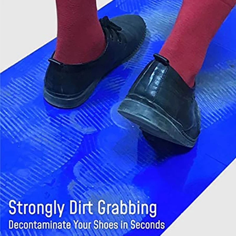 Floor Guard Anti-Bacterial Peel Off Mat,Professional Grade Sticky Floor Protection Mats,Cleanroom Sticky Tac Tacky Mats(60X90cm)