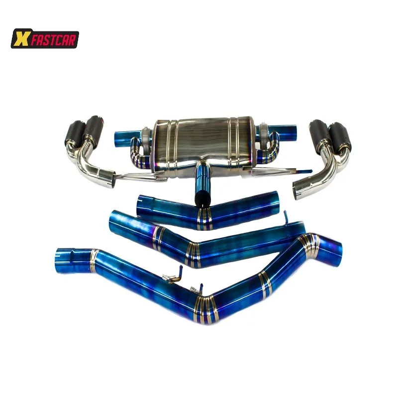 High-Temperature Resistant Materials Titanium Alloy for X5 E53 E70 F15 G05 3.0L 4.4L 2.0L Exhaust Catback