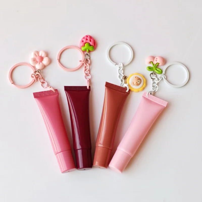 

Флакон для блеска для губ 15 мл, тюбики 10 г, красно-розовая пластиковая упаковка, гибкий ПЭ-пластик с перфорированными аксессуарами.