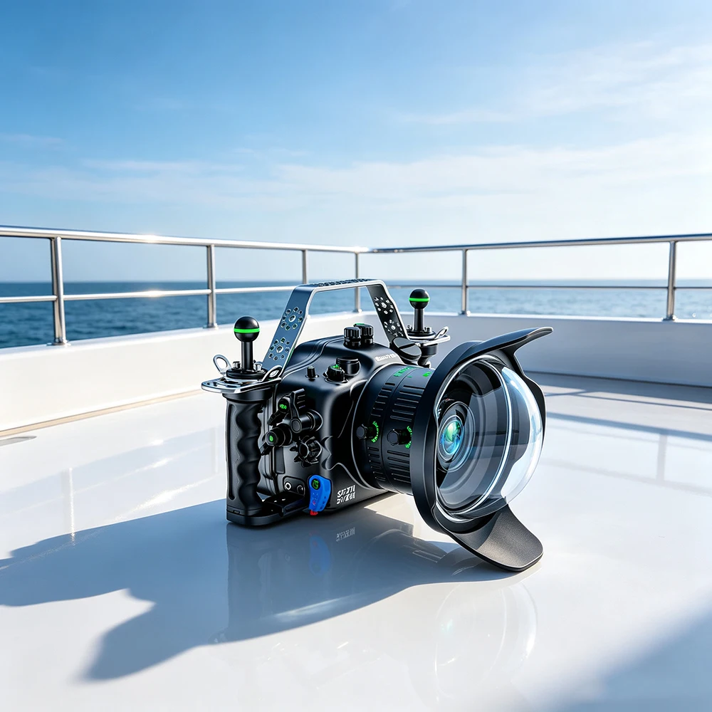 Seafrogs 100-meter waterproof compatible with Nikon Z6 Z7 II Digital Camera diving waterproof case