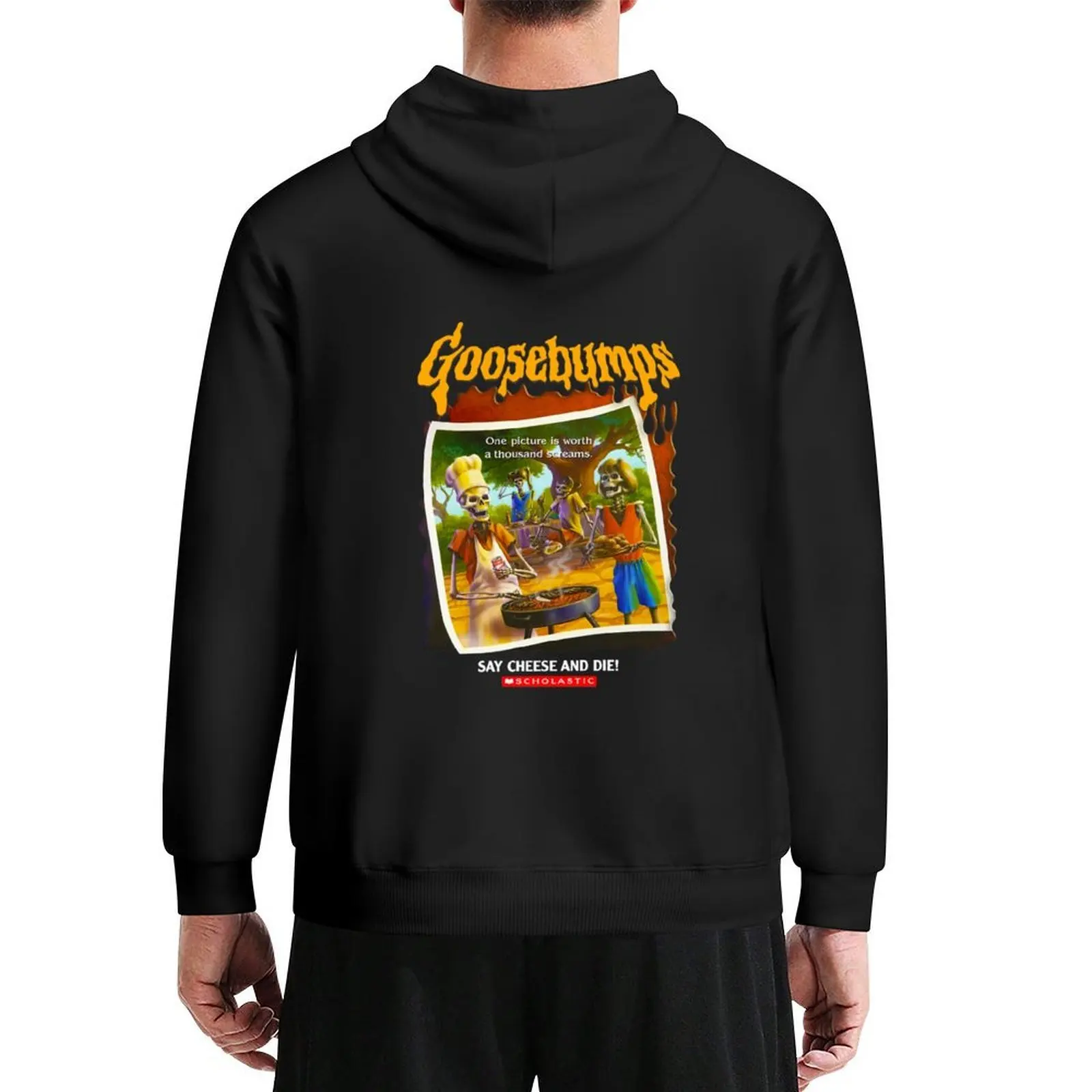 

Goosebumps-say-cheese-and-Die Hoodie autumn korean clothes fashion men hooded shirt new hoodies and sweatshirts