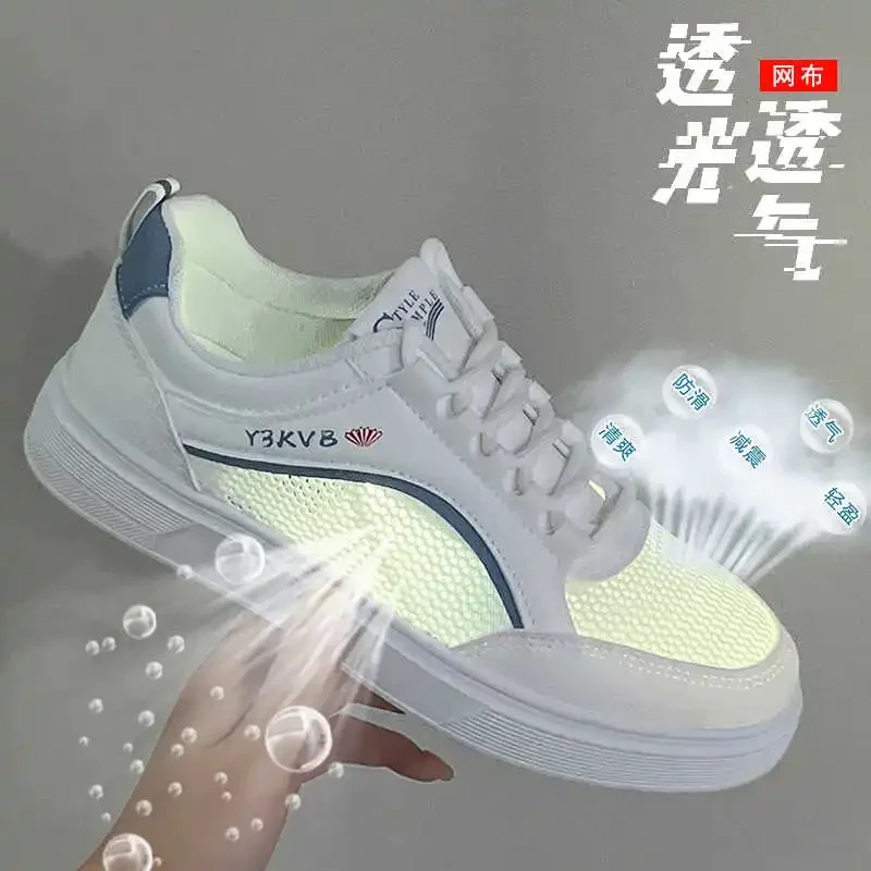 Semelle de Tennis Ete baskets à lacets vulcaniser chaussures pour femmes sans talon dames coureurs Sport Sneekers Sapatenes