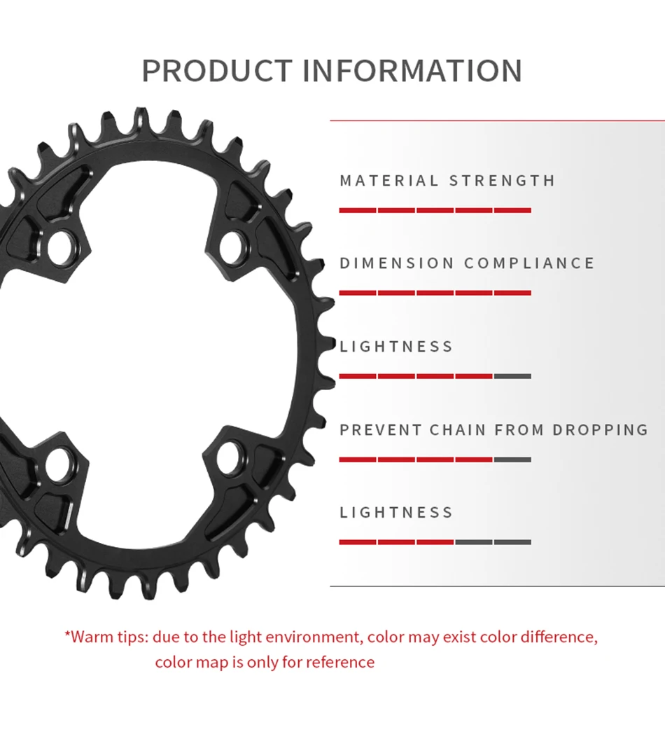 PASS QUEST 94BCD Mountain Bike Disc Positive and Negative Tooth Single Disc Suitable FORGX NX X1 1400 Bicycle Tooth Disc