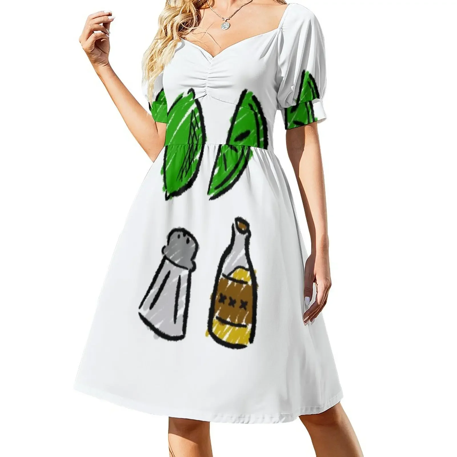 

Tequila Shots 2 Short-Sleeved Dress loose summer dress Clothing Women's dress summer dresses womens 2025
