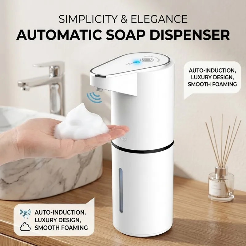 Christmas Stocking Stuffers Automatic Sensing Soap Dispenser Wall Mounted Contactless Electric Frother Type C Charging Multiple