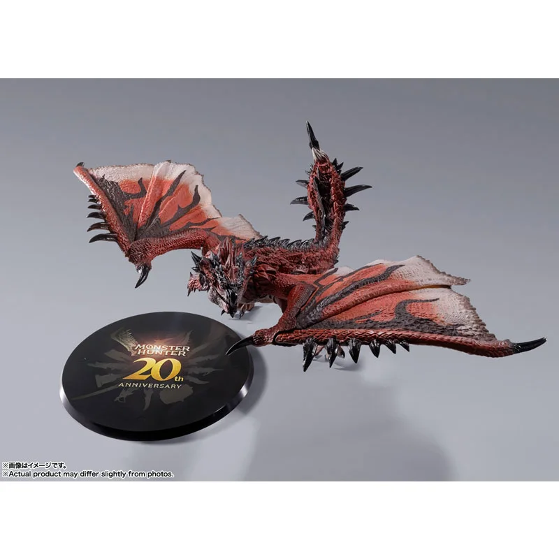 반다이 S.H.MonsterArts Rathalos 20 주년 에디션 몬스터 헌터 시리즈 재고 애니메이션 피규어 모델 장난감, 100% 정품