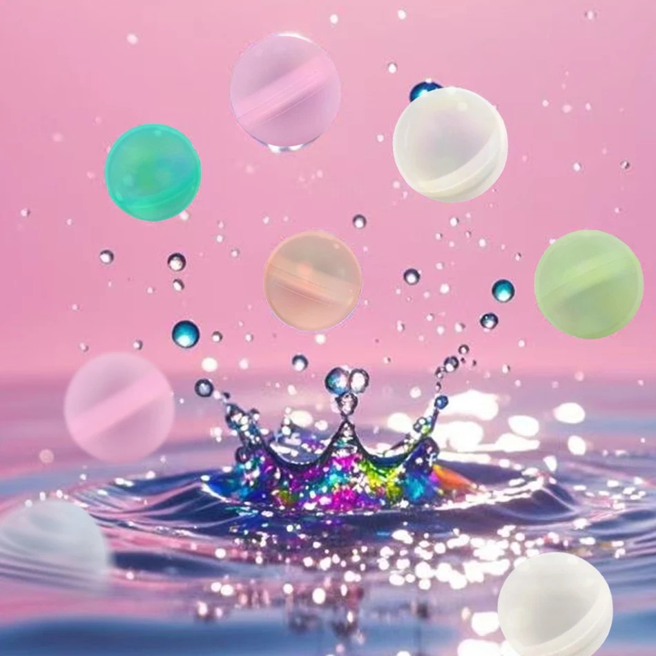 Nieuwe herbruikbare waterballonnen, hervulbare waterballon, snel vullen, zelfsluitende waterspatballen voor zwembad voor kinderen