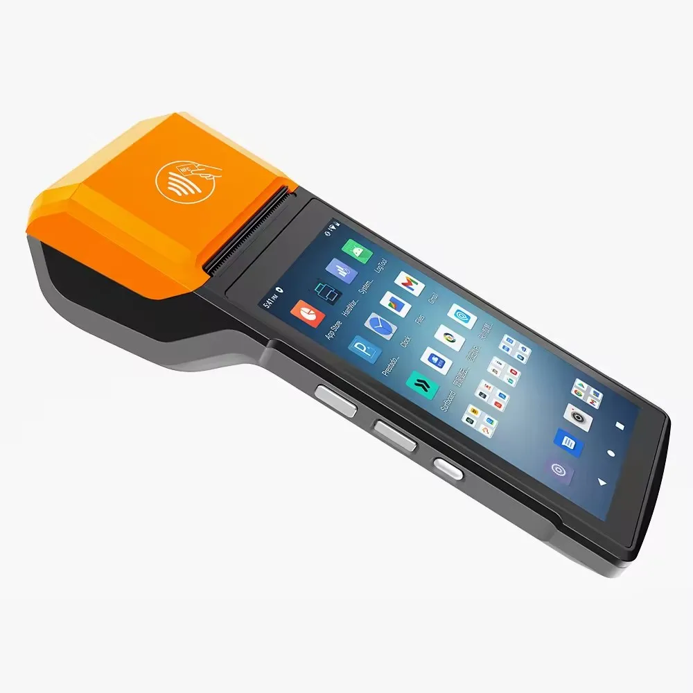 5.5 Inch Android 14 Touch Screen Mobile Handheld POS Terminal Cash Machine With NFC