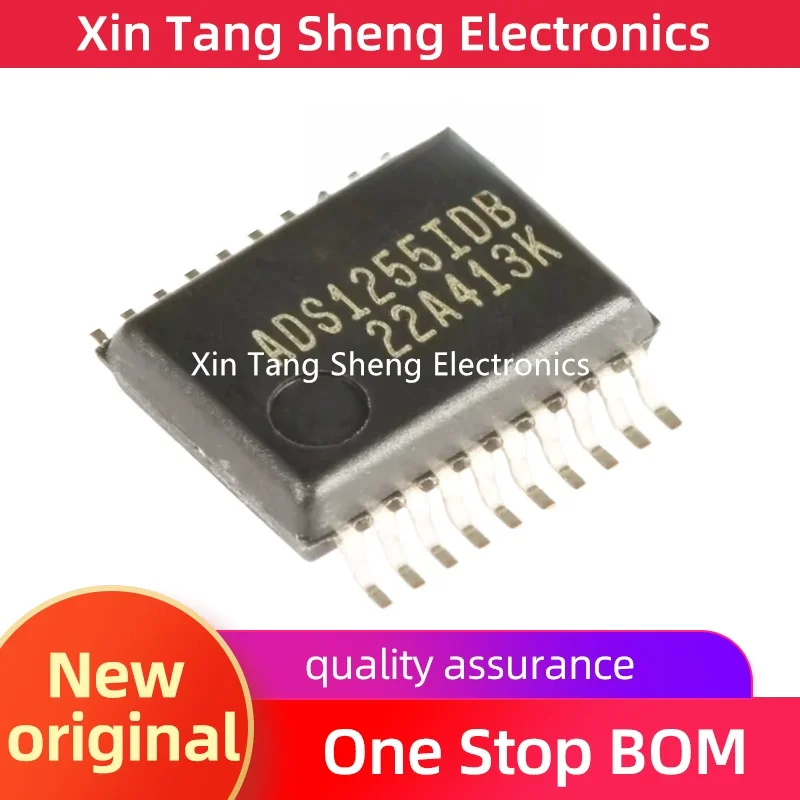 Original authentic ADS1255IDBR ADS1255IDB SSOP-20 24-bit ADC chip