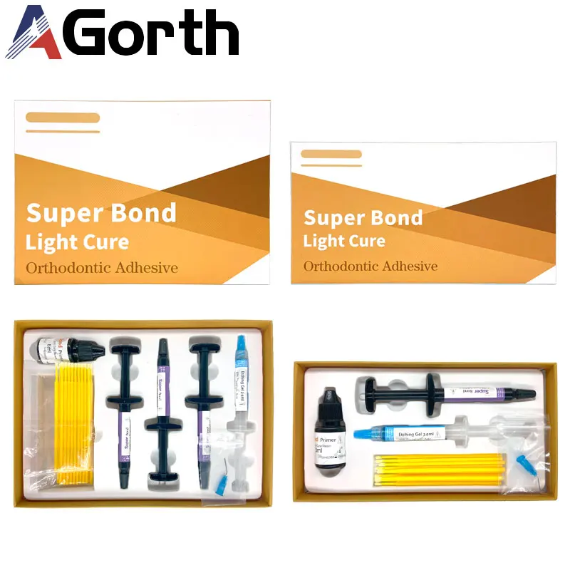 Dental Orthodontic Adhesive Kit Light Cure Glue Direct Bonding System Dentistry Tools Dentist Material