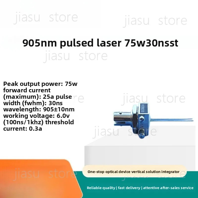 

905nm Pulsed Laser Diode, 75W Peak Power, 30ns Pulse Width, ST Type
