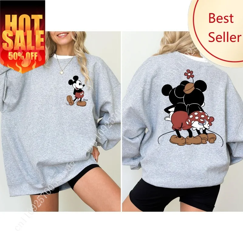 

Disney Classic Mickey Mouse Sweatshirt, Mickey and Minnie Sweatshirt, Disney Couple shirt, Mickey Sweatshirt, Disney Trip